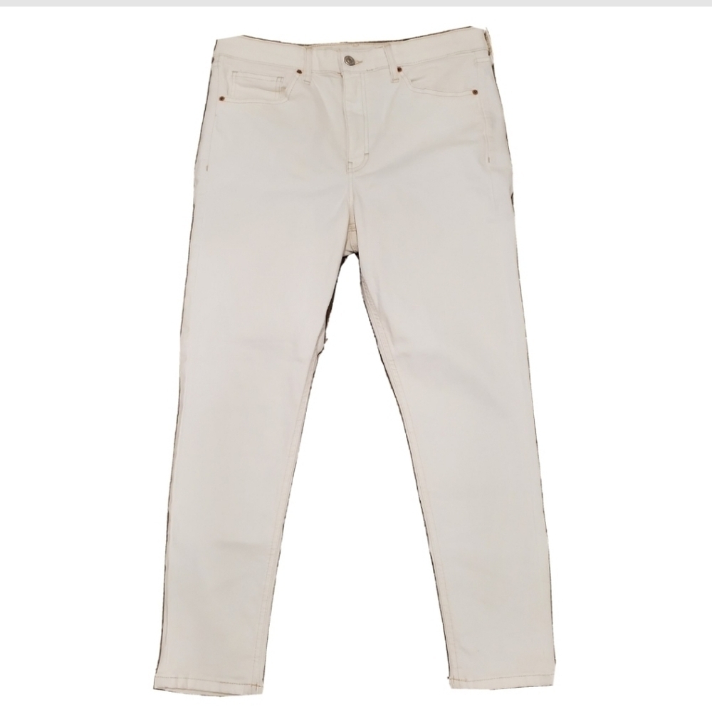 NEW Topshop Off White Jamie High Waist Skinny Jeans - Picture 2 of 5